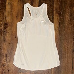 Nike Women's White Performance Tank Top